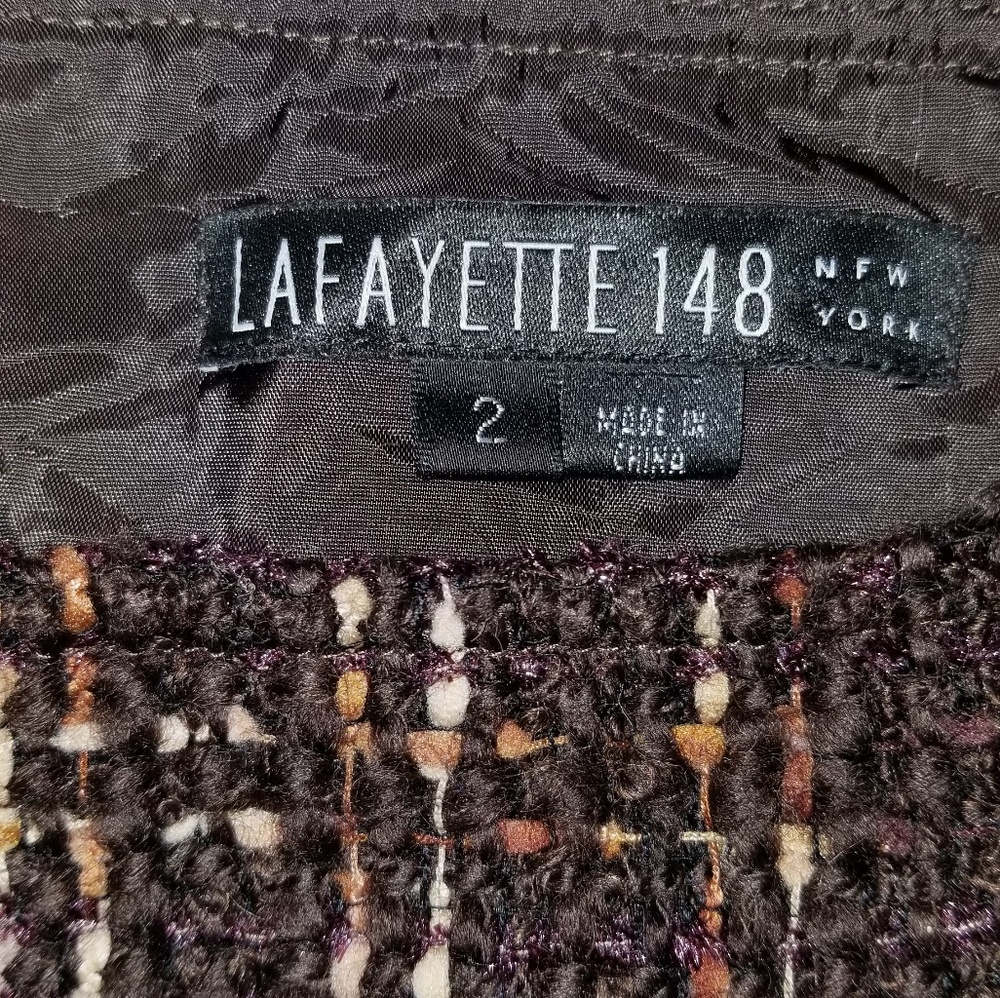 Lafayette 148 New York Dark Brown skirt